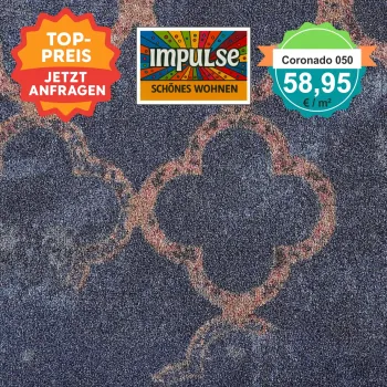 Alt-Text: Farb- und Strukturmuster von Girloon Coronado 050 – strapazierfähiger Objektvelours